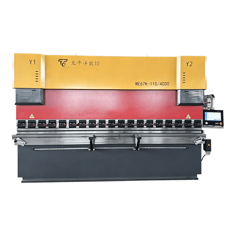 WE67K series electro-hydraulic servo CNC hydraulic sheet metal bending machine